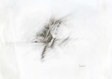 Dessin intitulée "Délimiter 17" par Meziane Boussaid, Œuvre d'art originale, Crayon