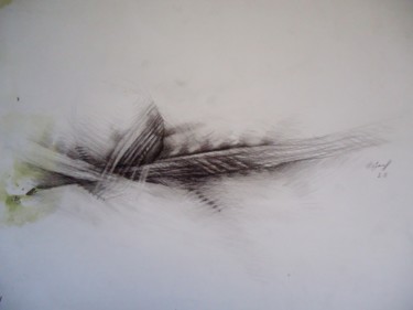 Dessin intitulée "Délimiter 09" par Meziane Boussaid, Œuvre d'art originale, Crayon