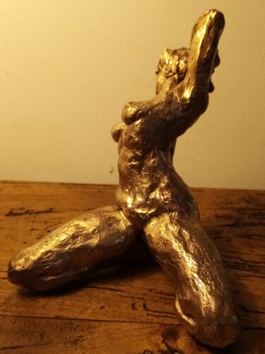 Sculpture intitulée "NU AU CHIGNON" par Marco, Œuvre d'art originale, Bronze