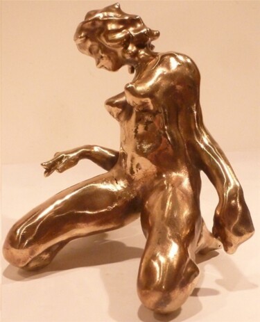 Sculpture titled "Délicatesse" by Marco, Original Artwork, Bronze