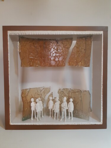 Escultura intitulada "Meeting Room - Seri…" por Fournier, Obras de arte originais, Resina
