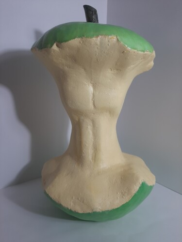 Sculpture intitulée "THE FORBIDDEN FRUIT…" par Fournier, Œuvre d'art originale, Résine