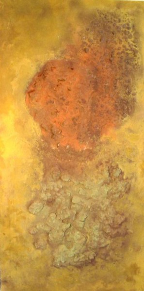 Painting titled "Mar de lava" by Fournier, Original Artwork, Oil