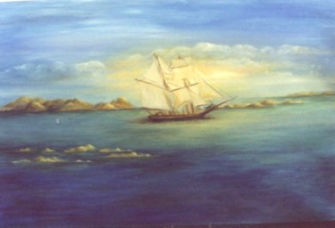 Painting titled "N° 39 L'ARMOR PLEUB…" by France, Original Artwork, Oil