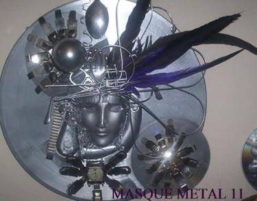 Artisanat intitulée "MASQUE METAL 5" par France, Œuvre d'art originale