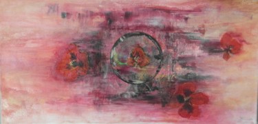 Painting titled "A8-coquelicots." by France, Original Artwork, Other