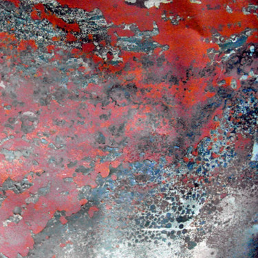 Photography titled "N°13 -rouge-magma-p…" by France, Original Artwork