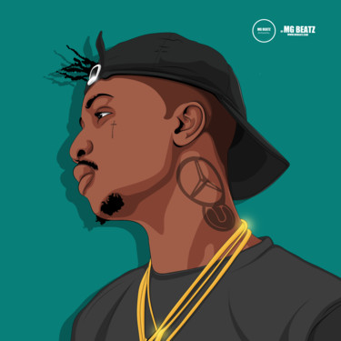 Digital Arts titled "EMTEE CARTOON BY MG…" by Mg Beatz, Original Artwork, 2D Digital Work