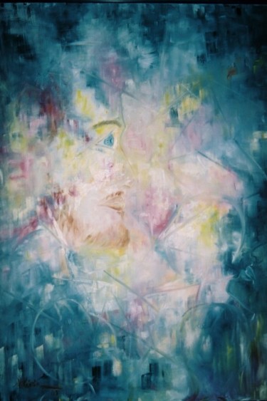 Peinture intitulée "A Luz" par M.Gloria, Œuvre d'art originale, Huile
