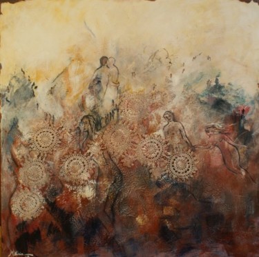 Malerei mit dem Titel "Sonho - poesia" von M.Gloria, Original-Kunstwerk, Öl