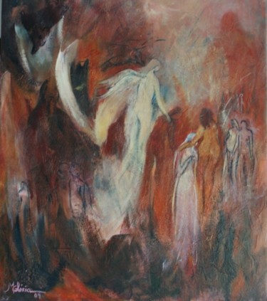 Pintura intitulada "A limine" por M.Gloria, Obras de arte originais, Óleo