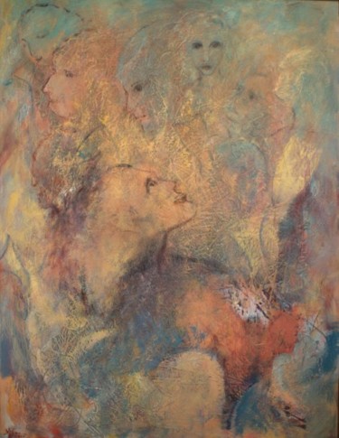 Pintura intitulada "Spes ultima" por M.Gloria, Obras de arte originais, Óleo