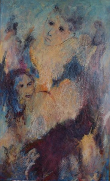 Pintura intitulada "Sopro (in)finito" por M.Gloria, Obras de arte originais, Óleo