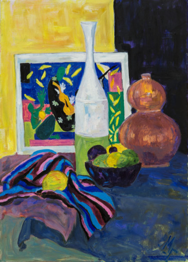 제목이 "About Matisse..."인 미술작품 Maria Mikhaylova-Goldman로, 원작, 기름 나무 들것 프레임에 장착됨