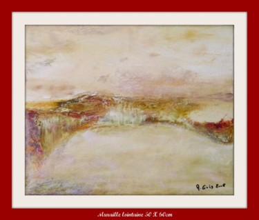 Peinture intitulée "muraille lointaine" par Marcel Gris, Œuvre d'art originale, Huile