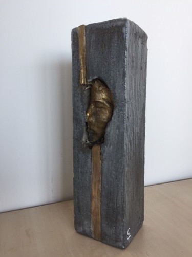 Escultura titulada "S'esbigner" por Gouhier-Tazzolio, Obra de arte original, Hormigón celular
