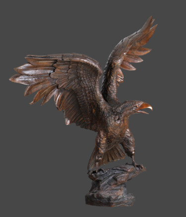 Escultura intitulada "L'envol" por Mher Voskanyan, Obras de arte originais, Bronze