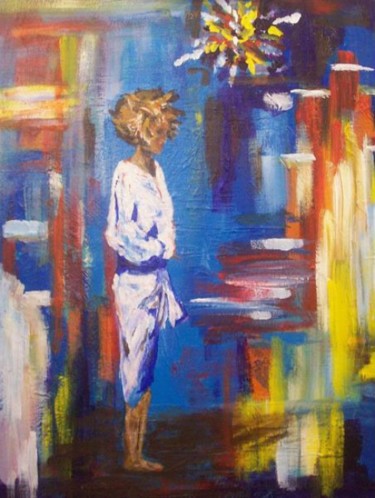 Painting titled "Admiration" by Michelle Hilton, Original Artwork, Oil