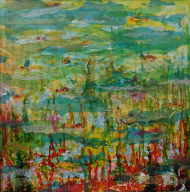 Painting titled "Bajo el mar" by Mi-Guel, Original Artwork, Other