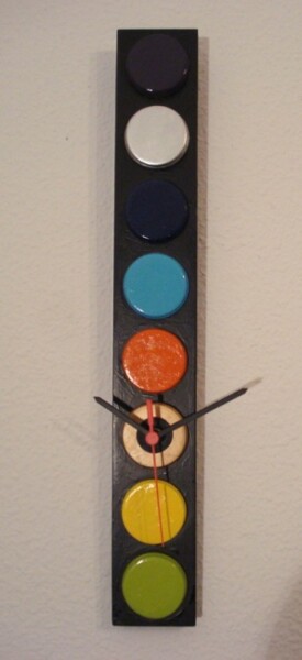 Pintura titulada "Reloj....." por Mi-Guel, Obra de arte original