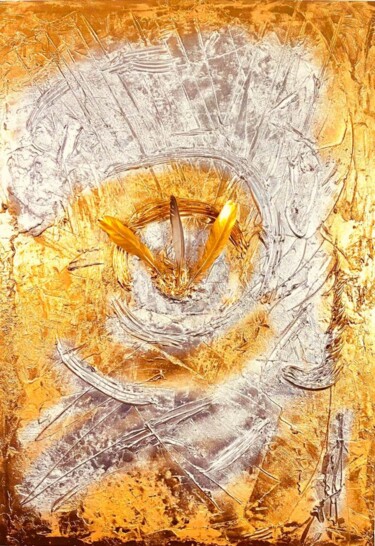 Malerei mit dem Titel "LIFE TARGET" von Mia Djordj, Original-Kunstwerk, Zement