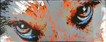 Painting titled "CaniEye" by Mia Doma, Original Artwork