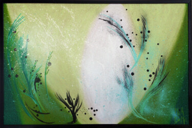 Painting titled "FOUVOL" by Mia Doma, Original Artwork, Oil Mounted on Wood Stretcher frame