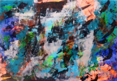 Painting titled "Abstract Painting C…" by Mia Phlor, Original Artwork, Acrylic