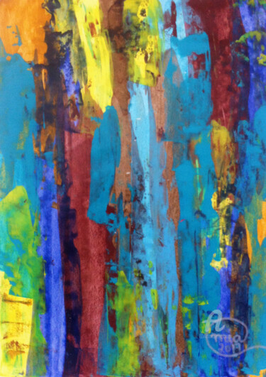 "Abstract Painting C…" başlıklı Tablo Mia Phlor tarafından, Orijinal sanat, Akrilik