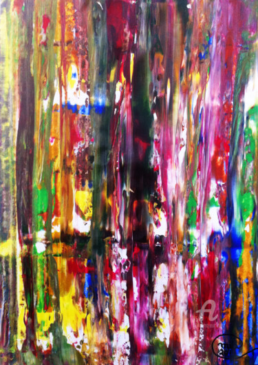 Painting titled "Original Art - Abst…" by Mia Phlor, Original Artwork, Acrylic