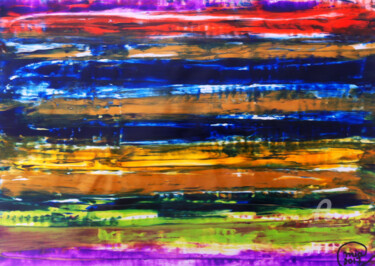 Pintura titulada "Abstract Contempora…" por Mia Phlor, Obra de arte original, Acrílico