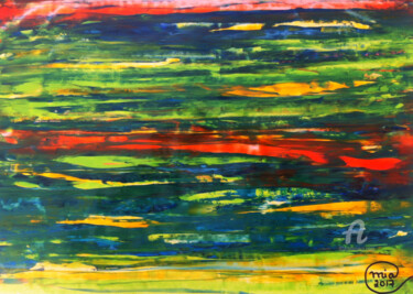 Malerei mit dem Titel "Abstract Contempora…" von Mia Phlor, Original-Kunstwerk, Acryl