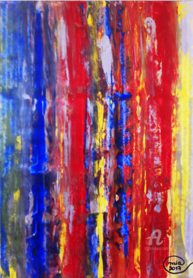 Malarstwo zatytułowany „Abstract Painting F…” autorstwa Mia Phlor, Oryginalna praca, Akryl