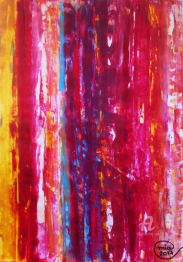 Painting titled "Abstract Painting F…" by Mia Phlor, Original Artwork, Acrylic