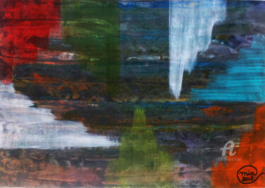 "Original Abstract A…" başlıklı Tablo Mia Phlor tarafından, Orijinal sanat, Akrilik