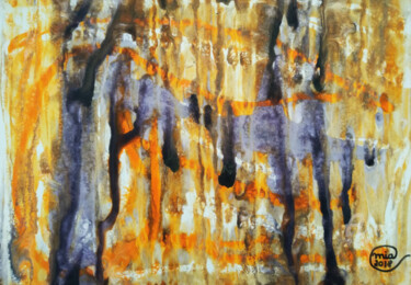 Pittura intitolato "Original Abstract A…" da Mia Phlor, Opera d'arte originale, Acrilico