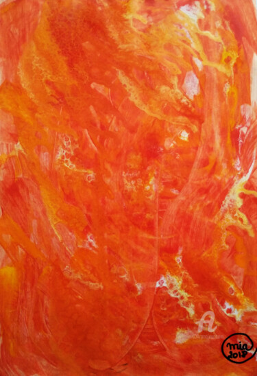 Painting titled "Rothko Original Abs…" by Mia Phlor, Original Artwork, Acrylic