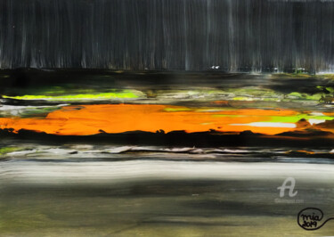 Malerei mit dem Titel "Rothko Original Abs…" von Mia Phlor, Original-Kunstwerk, Acryl
