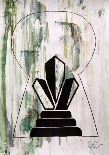 Schilderij getiteld "Believe & Imagine C…" door Mia Phlor, Origineel Kunstwerk, Acryl