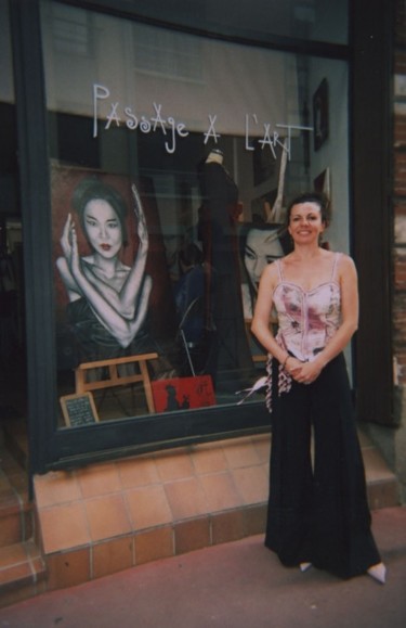 Peinture intitulée "passage à l'art1" par Chrystel Mialet, Œuvre d'art originale