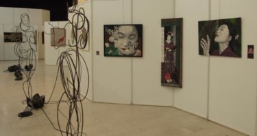 Peinture intitulée "Salon ARTEMPO à Cug…" par Chrystel Mialet, Œuvre d'art originale