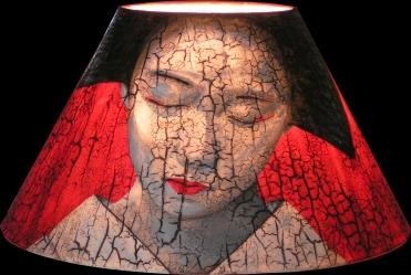 Arts numériques intitulée "Abat-jour Geisha" par Chrystel Mialet, Œuvre d'art originale