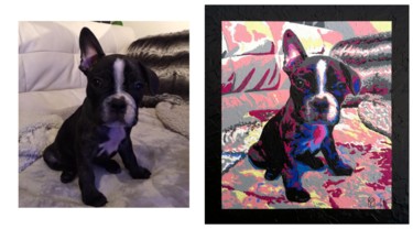 Peinture intitulée "Jack" par Chrystel Mialet, Œuvre d'art originale