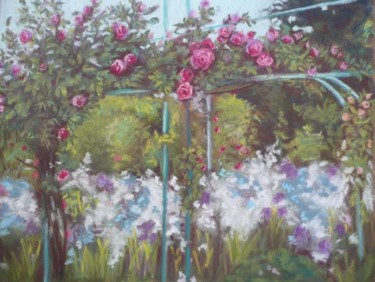 Peinture intitulée "Giverny" par Micha B., Œuvre d'art originale