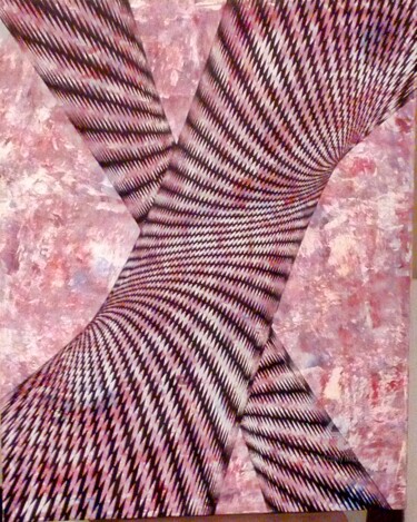 Pintura titulada "Danse des tornades" por Michaël Cugnet, Obra de arte original, Acrílico Montado en Bastidor de camilla de…