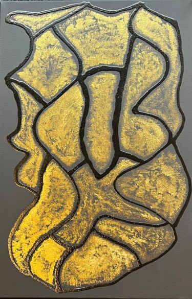 Картина под названием "Goldgeister" - Michael Henning, Подлинное произведение искусства, Акрил