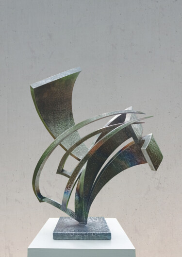 Sculpture intitulée "Lakum" par Michael Hitschold, Œuvre d'art originale, Métaux