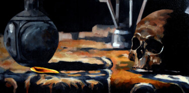 Pintura titulada "Ersatz n°04" por Michael Jourdet, Obra de arte original, Oleo Montado en Bastidor de camilla de madera