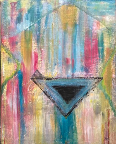 绘画 标题为“Bermuda - Dreieck” 由Michael Kolloch, 原创艺术品, 丙烯