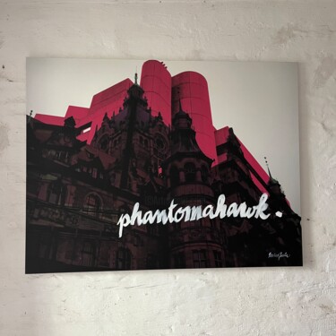 Digitale Kunst getiteld "phantomahawk." door Michael Meise, Origineel Kunstwerk, Gemanipuleerde fotografie